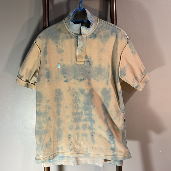Ralph Lauren men Large 100% cotton artisan dyed.  One of a kind! Polo - Picture 8 of 17